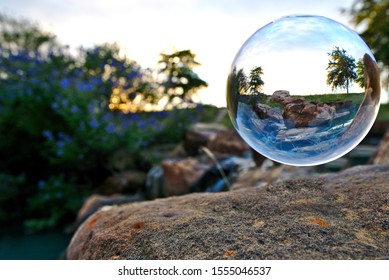 An Orb Floats In A Park In Frisco, TX