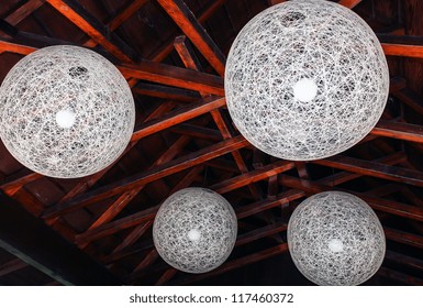 Orbital Decorative Ceiling Lights With Rafters