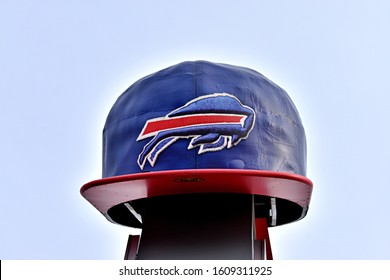 Orchard Park, New York/USA - January 7, 2020: New Era Field Home Of Buffalo Bills Football Team 