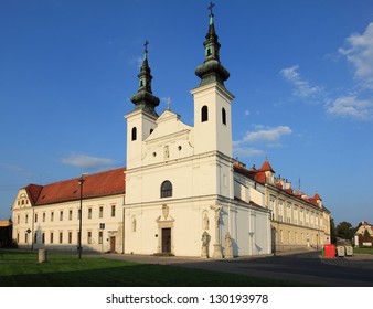 Order of Brothers Hospitallers  church in Valtice. Czech Republic.