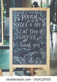 Order Pay Counter Thank On Black Stock Photo 1414129355 | Shutterstock