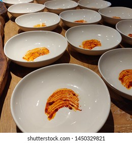 Ordered plates in a restaurant