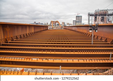 Ordsall Chord Railway Bridge Construction