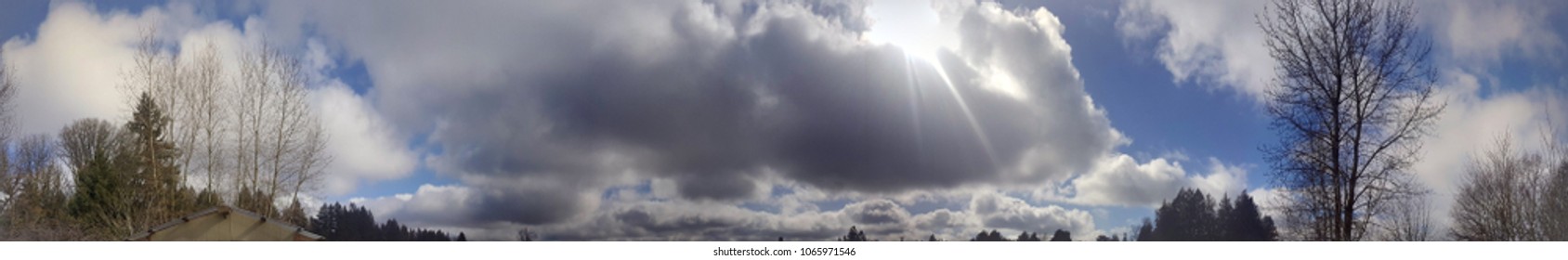 oregon cloud panoramas - Shutterstock ID 1065971546