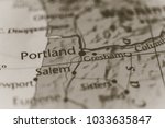 Oregon map background