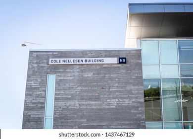 OREM, UTAH / UNITED STATES - JUNE 28 2019: Cole Nellesen Building, Utah Valley University