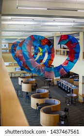 OREM, UTAH / UNITED STATES - JUNE 28 2019: Fulton Library, Utah Valley University