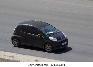 Orenburg, Russia - May 28, 2020: Citroën C1 Rides On The Road