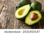 Organic Avocado for a Healthy Vegetarian Diet.