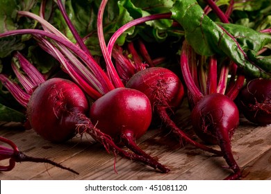 Organic Beetroot. Dark Red Beetroot.
