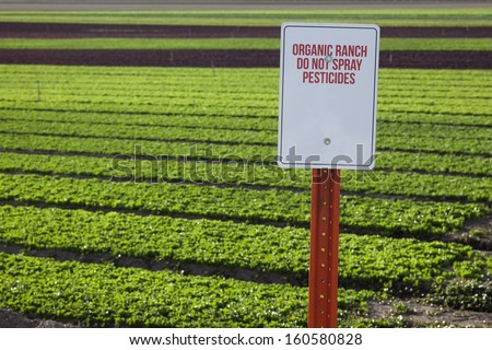 Organic Farm Pesticide Warning