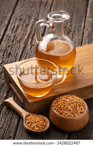 Organic fenugreek tea and seeds - Methi Dana Stock photo © 