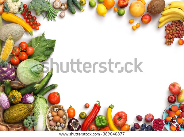 Organic Food Background Food Photography Different Stock Photo ...