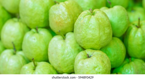 Organic Guavas At Local Grocery Store