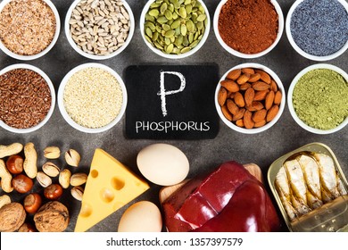 Organic phosphorus sources. Foods highest in phosphorus.