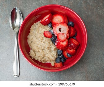 Organic Quinoa And Berry Breakfast