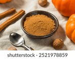 Organic Raw Autumn Pumpkin Spices for Coffee and Pie