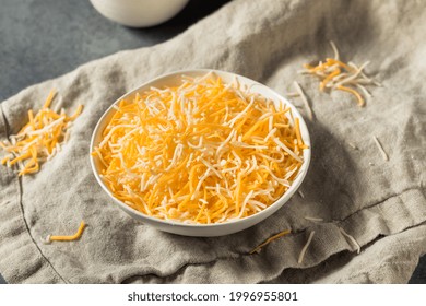 Organic Shredded Mexican Cheese Mix In A Bowl