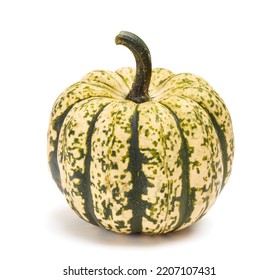 Organic sweet dumpling pumpkin isolated on white background - Shutterstock ID 2207107431