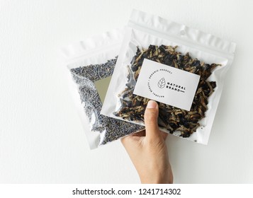 Organic Tea Branding And Packaging Mockup