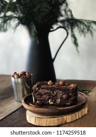 Organic Vegan Flourless Chocolate Hazelnut Cake, Gluten Free, Vegan