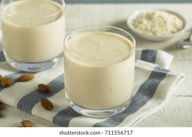 Organic Whey Vanilla Protein Shake With Almond Milk