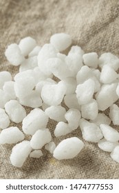 Organic White Pearl Sugar In A Bowl