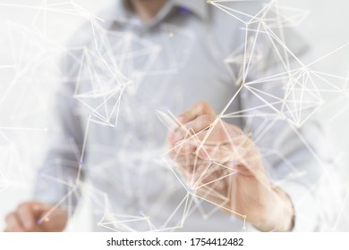 organization network team concept networking.