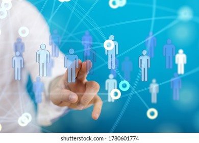 Organization Network Team Concept Networking Stock Photo 1780601774 ...