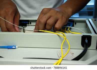 Organized In Fiber Optic Cable Placement.