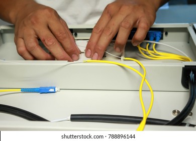 Organized In Fiber Optic Cable Placement.