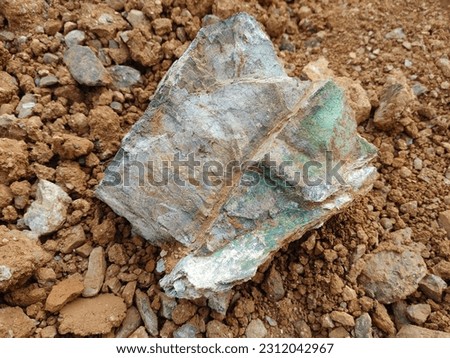 orge indonesian nickel mining tambang art  Imagine de stoc © 