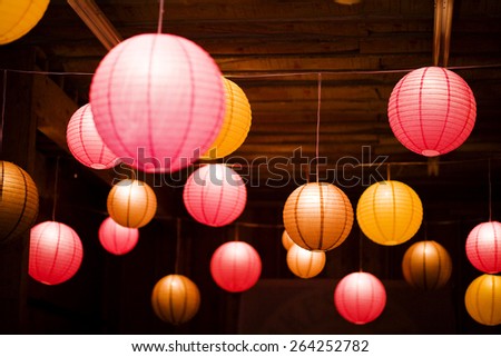 Oriental globe lights
