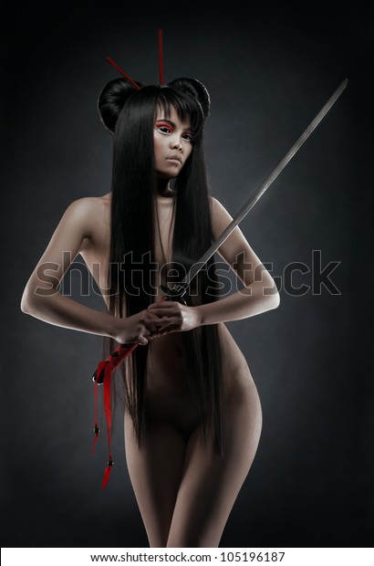 Girl Nude Sword