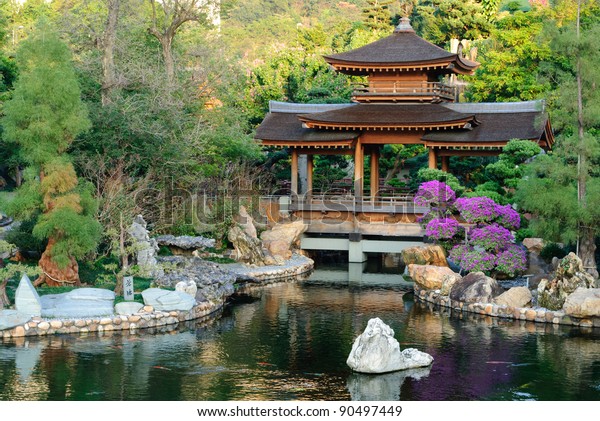 Oriental Pavilion Absolute Perfection Nan Lian Stock Photo (Edit Now ...