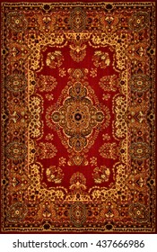 Oriental Persian Carpet Texture