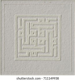 oriental relief pattern
