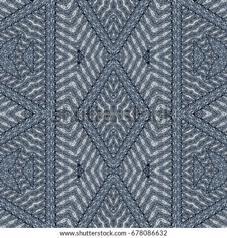 Oriental seamless wallpaper tiles pattern, based on bark of palm tree 
