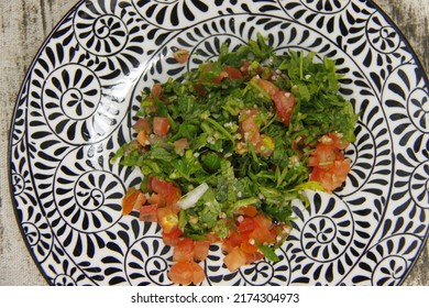 Oriental Tabouleh Salad On A Plate