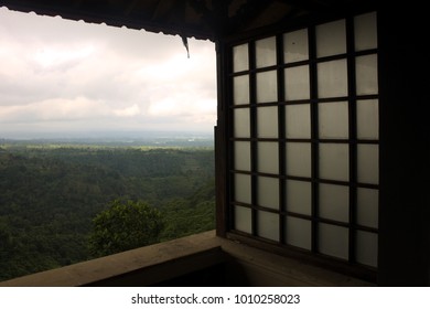 Oriental window view