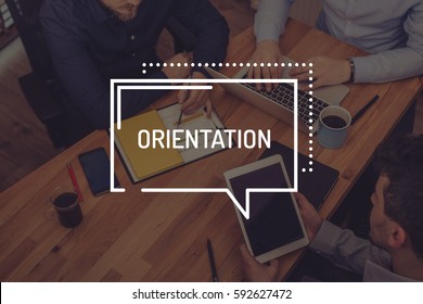ORIENTATION CONCEPT - Shutterstock ID 592627472