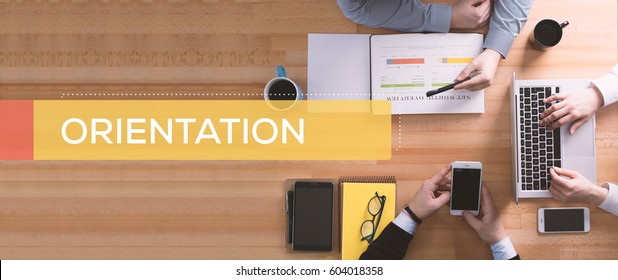 ORIENTATION CONCEPT - Shutterstock ID 604018358