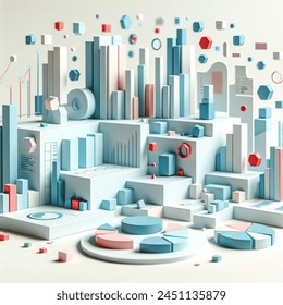 Origami 3d Image Data Analysis Charts AI-generated image 2451136595 ...