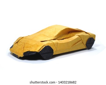 Origami Sports Car Stock Photos Images Photography