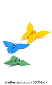 Origami Japanese Paper Butterflies Stock Photo 66004639 | Shutterstock