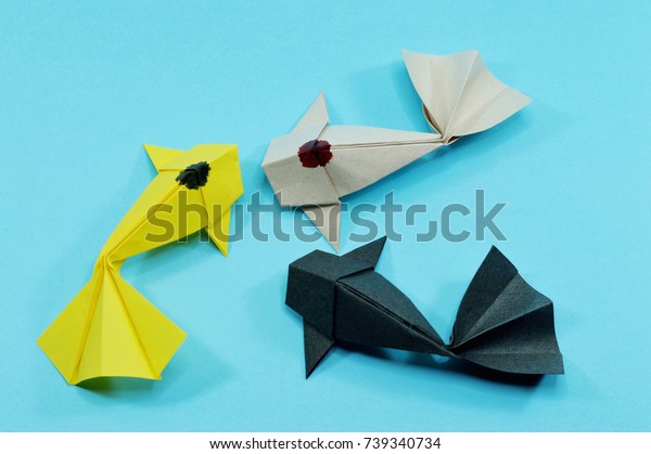 Origami Koi Fish Your Asian Projects Stock Image Download Now