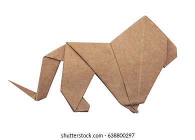 Origami Lion King