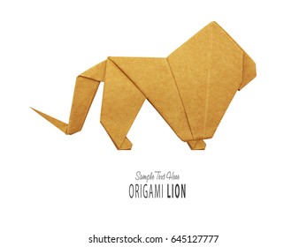 Origami Lion King