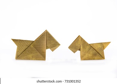 Origami Dog Images Stock Photos Vectors Shutterstock