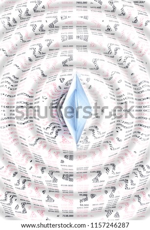 Origami Paper White Boat On Big Royalty Free Stock Image